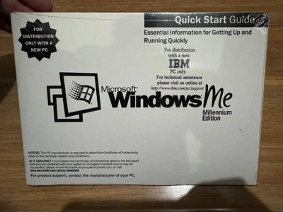 Microsoft Windows ME Millennium Edition Version Dell Inspiron Pack In New Sealed - Bild 1 von 3