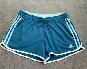Adidas Women’s Running Shorts – Size M – Adidas Striping - Drawstring Waist - Picture 1 of 5