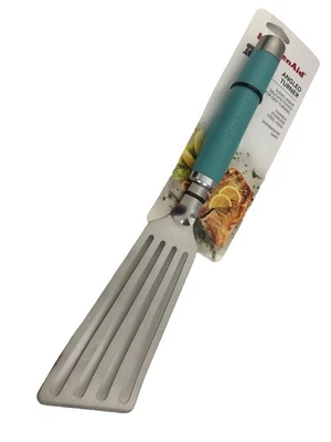 New KitchenAid Angled Turner Lifter Stainless Steel Matte Aqua Sky HAQA - Image 1 of 2