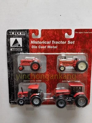 Agco Allis Chalmers Historical Tractor Set WD-45 / D-19 / 6690 / 9695 1/64 Ertl - Image 1 of 4