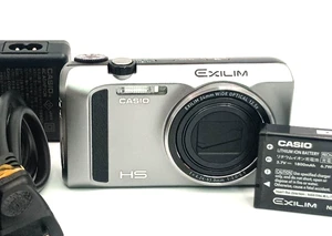 CASIO EXILIM EX-ZR400 Compact DIGITAL Camera SILVER from japan - Picture 1 of 14