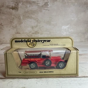 Matchbox Y-6 1920 Rolls Royce, MODELS OF YESTERYEAR, Vintage 1978 - Picture 1 of 3
