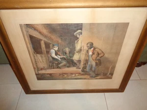 Antik Abolitionist 1848 Die Macht der Musik Leon Noel Gravur Farbe Selten! - Bild 1 von 16