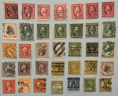 US Used Stamps Incl. Precancels Uncheckd Plz Check For Duplicates Or Faults(F152 - Image 1 of 2