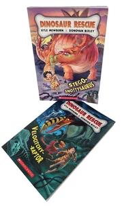 Dinosaur Rescue #2 Stegosnottysaurus #3 VelocitchyRaptor Book Kyle Mewburn (pb) - Picture 1 of 7