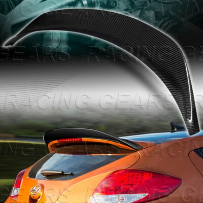 СПОЙЛЕР КРЫЛО НА ЗАДНЮЮ КРЫШУ ИЗ НАСТОЯЩЕГО УГЛЕРОДНОГО ВОЛОКНА ПОДХОДИТ ТОЛЬКО ДЛЯ HYUNDAI VELOSTER TURBO 13-17 - Изображение 1 из 4