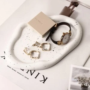 OCHS LIFESTYLE Ceramic Jewellery Tray - Vanity Tray, Trinket Dish, Decorative - Picture 1 of 6
