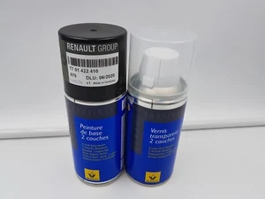 ORIGINAL PEINTURE DE BASE 2 COUCHES 676 NOIR RENAULT DACIA 7701422410 PAINT - Bild 1 von 2