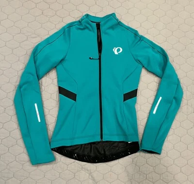 Jaqueta de ciclismo feminina Pearl Izumi Pro isolada tamanho P. azul-petróleo e preta - Imagem 1 de 4