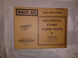 WHITE ACE Historical Stamp Album Pages US PLATE BLOCKS 1981 Supp PB33s unused - Picture 1 of 2