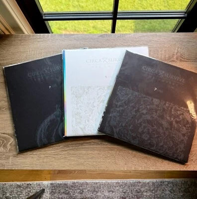 *SEALED #7/100* Circa Survive "The Amulet" SCREEN PRINT vinyl records 3xLP! - Image 1 of 4