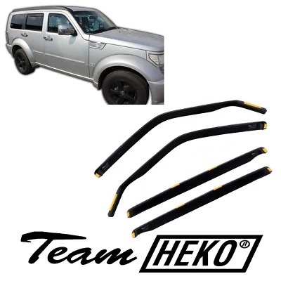 HEKO Deflecteurs D'Air / De Vent Pour Dodge Nitro 2007-2012 5-Portes 4-Pcs