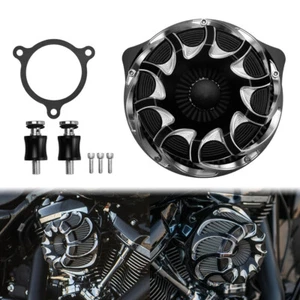 Drift Air Filter Cleaner Gray Intake For Harley Touring Street Road Glide 17-25 - Picture 1 of 13