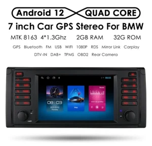 For BMW E53 X5 E39 Car Stereo Carplay 7"Android Radio GPS Navigation Bluetooth - Picture 1 of 24