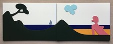 Claude GILLI original  cardboard sculpture - SIGNED !