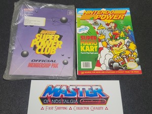 Nintendo Power Volume 41 SUPER MARIO KART New Unread Poster Bag Super Power Club
