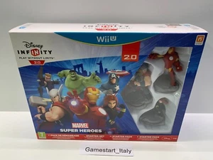 DISNEY INFINITY 2.0 MARVEL SUPER HEROES STARTER PACK - NINTENDO WiiU Wii U - PAL - Foto 1 di 12