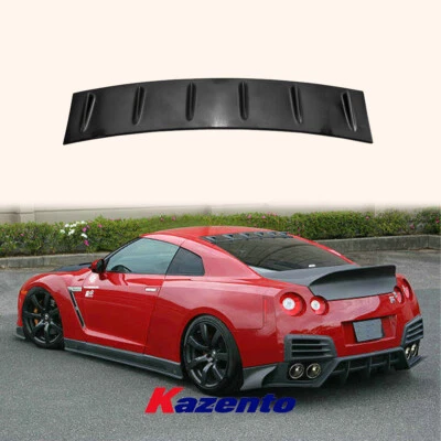 Roof Spoiler Wing Lip For Nissan GTR R35 (08-16 Only) VTX Style Fiberglass - Изображение 1 из 4