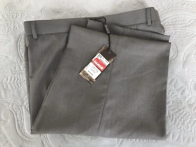 Pantalones de vestir LINEA NATURALE Maestro topo frente plano talla 36 Foto 1 de 4