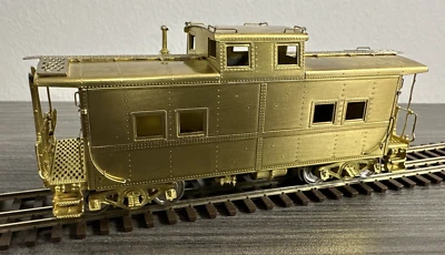 Overland Models HO Brass #1248 Reading Steel Caboose - Class NMi Unpainted NIB - Image 1 of 4