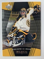 Byron Dafoe Bruins #8 Upper Deck 2000 Black Diamond NHL Hockey Card