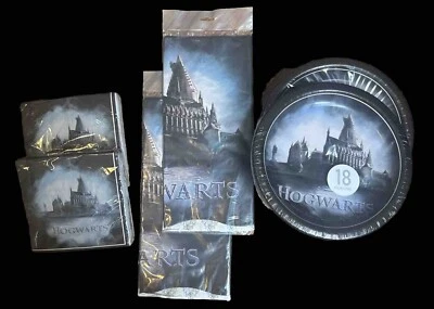 HOGWARTS ~ Harry Potter Mundo Mágico ~ Fiesta de Cumpleaños Infantil Juego de 6 piezas (110 piezas) Foto 1 de 4