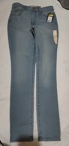 Neu mit Etikett Universal Thread hoch geschnittene Skinny Slim Leg blaue Jeans Größe 4 dehnbar - Bild 1 von 8