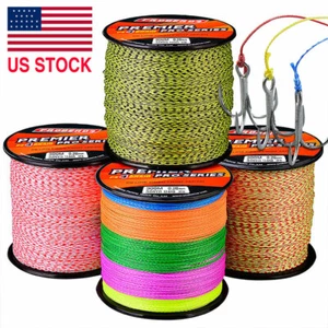 300M Braided Fishing Line 4 Strands Power PE Spectra Premium Stealthy 6LB-100LB - Picture 1 of 17