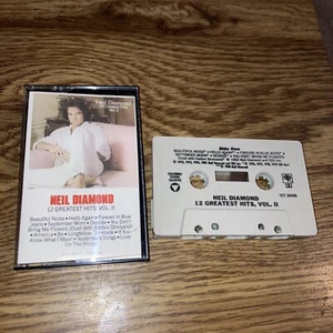 Neil Diamond 12 Greatest Hits vol II Cassette, 1982 Columbia - Picture 1 of 3