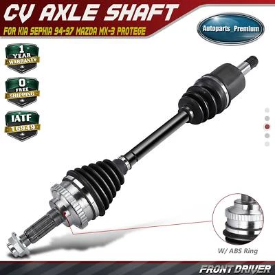 Conjunto de eje CV delantero izquierdo para Kia Sephia 94-97 Mazda MX-3 92-95 Protege 95-98 Foto 1 de 4