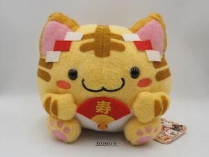 Maruneko Cat B0803 Summer Festival Plush 6" TAG Stuffed Toy Doll Sk Japan - Picture 1 of 8