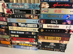 VHS Mystery Box! Box of 5 VHS Movie Tapes at Random, Romance, Feel good and more - Picture 1 of 2