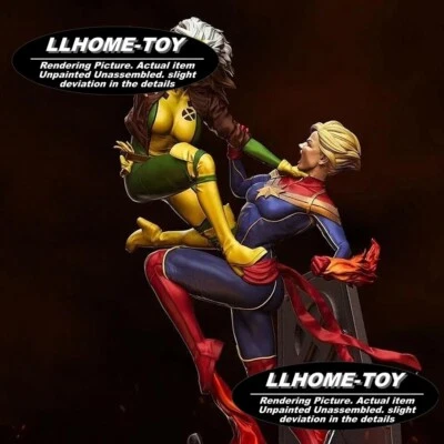 Rogue vs Captain Marv Resin 1:6 Model Kit Unpainted 3d Print GK Statue Figure - Image 1 of 4