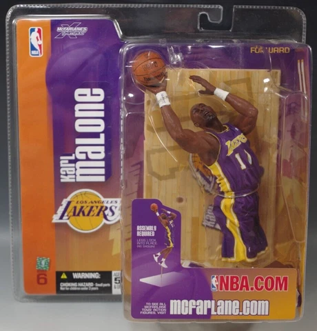 McFARLANE KARL MALONE LOS ANGELES LAKERS SERIES 6 FIGURE NBA BASKETBALL MIB Cover
