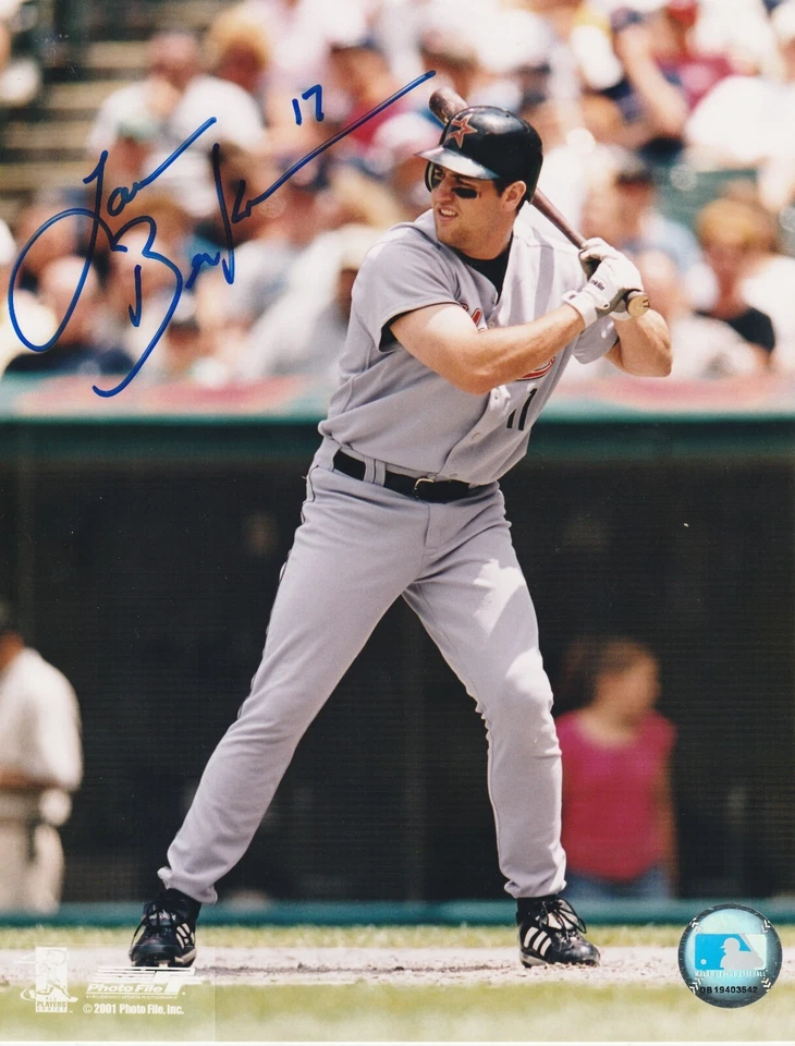 LANCE BERKMAN HOUSTON ASTROS ДЕЙСТВИЕ НАДПИСЬ 8 x 10 - Изображение 1 из 1