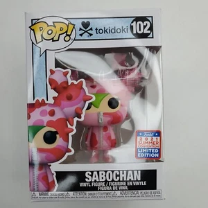 Funko Pop Tokidoki #102 Sabochan 2021 SDCC Pop! Anime Gift Toy Retro Heart Skull - Picture 1 of 18