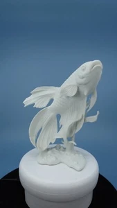 Estatuilla bisque Kaiser Alemania #404 acuario SIAMÉS PECES LUCHADORES G. Bochmann - Imagen 1 de 8