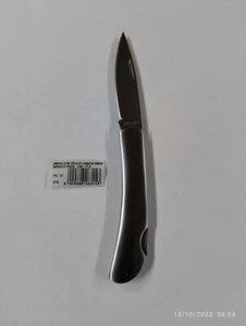 AUSONIA -  art. 26315 Coltello Da Tasca Cm 17,5 Lama e Manico INOX - Imagen 1 de 2
