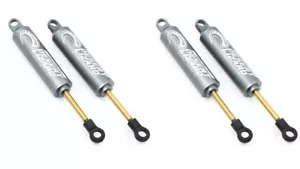 Set of 4 -120mm Two Stage Internal Spring Damper 120mm Gunmetal 1:10 RC Crawler - Picture 1 of 7