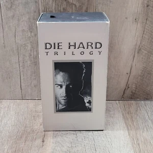 Die Hard Trilogy VHS Collection - 1996 - 3 Box Tape Set - Bruce Willis Action - Picture 1 of 4