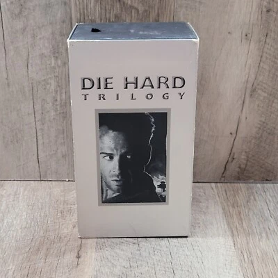 Die Hard Trilogy VHS Collection - 1996 - 3 Box Tape Set - Bruce Willis Action - Image 1 of 4