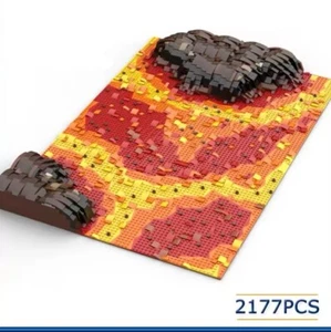 Custom Lego Mustafar MOC New Custom Lego MOC Anakin VS Obi Wan 2177 PCS - Picture 1 of 1