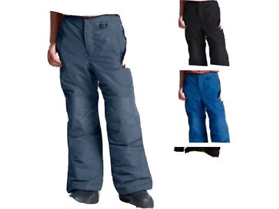 Lands' End Kids Squall Waterproof Insulated Iron Knee Winter Snow Pants Black 8 - Image 1 of 4