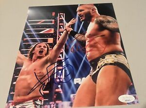 Randy Orton Matt Riddle Rkbro signed 8x10  Photo wrestling photo WWE Jsa