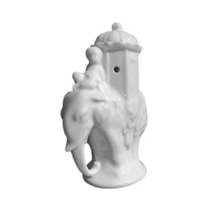 Porcelana Lindner, recipiente de fragancias, lámpara de aroma, lámpara de fragancia, elefante, figura, figura de porcelana - Imagen 1 de 1