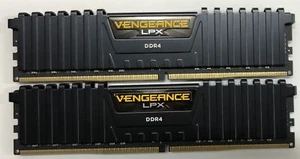 Corsair VENGEANCE 16GB kit 2x8GB DDR4 2666MHZ CMK16GX4M2A2666C16 CL16 DIMM PC - Picture 1 of 3