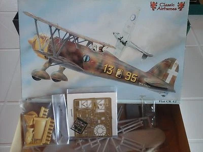 FIAT CR42 1/48  CLASSIC AIRFRAMES MODEL+PHOTOETCHED+RESIN+VACUFORM+METAL PARTS  - Immagine 1 di 4