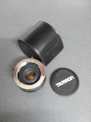 TAMRON 2 X CONVERTER FOR MINOLTA MC  WITH CASE AND CAPS - Image 1 of 3