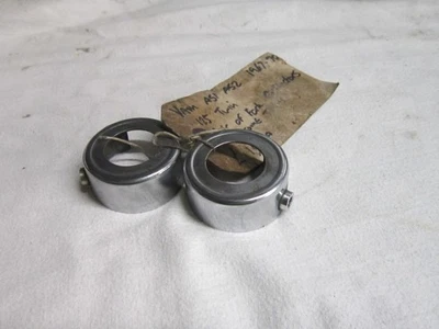 YAMAHA AS1 AS2 125 DOBLE YUGO INFERIOR CROMO CUBIERTA REFLECTOR HORQUILLA MONTAJE TAZA 76-70 Foto 1 de 3