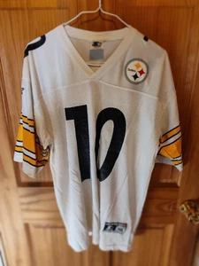 VTG 90's Starter White Pittsburgh Steelers Size 46 M  Kordell Stewart #10 Jersey - Picture 1 of 13